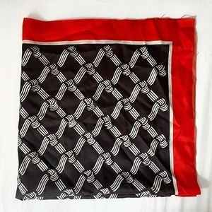 Nautical knot square scarf